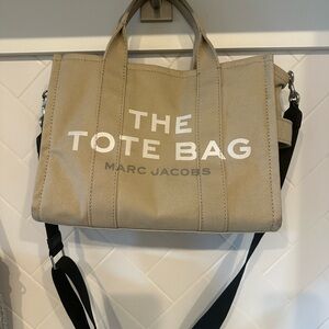 Marc Jacobs Tan Messenger Bag with Detachable Strap